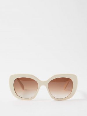 Солнцезащитные очки triomphe квадратной формы из ацетата , белый Celine Eyewear