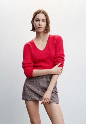 Пуловер Mango KALEV. Цвет: красный