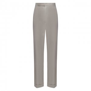 Шерстяные брюки Ralph Lauren. Цвет: серый