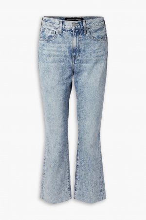 Укороченные расклешенные джинсы Carly с высокой посадкой, синий Veronica Beard