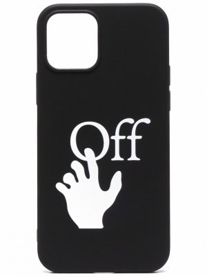 Hand Off iPhone 12 Pro case Off-White. Цвет: черный