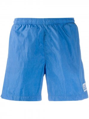 Плавки-шорты с сетчатой подкладкой C.P. Company. Цвет: синий