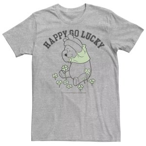 Мужская футболка с портретом Винни-Пуха Happy Go Lucky Disney