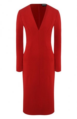 Платье Tom Ford. Цвет: красный