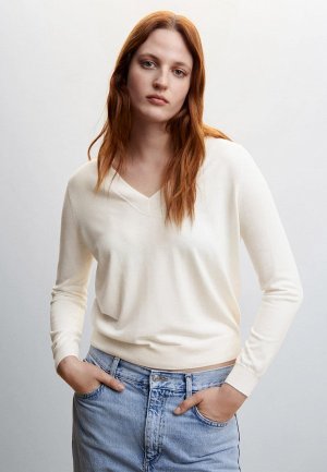 Пуловер Mango LUCCAV. Цвет: белый