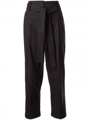 Укороченные брюки с завязками 3.1 Phillip Lim. Цвет: черный