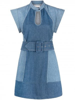 Джинсовое платье Chloé. Цвет: синий