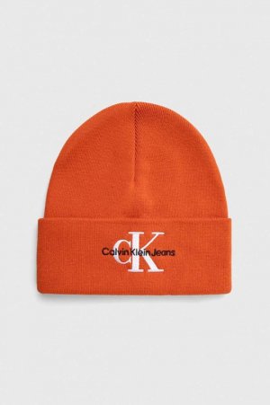 Хлопчатобумажная шапка , оранжевый Calvin Klein Jeans