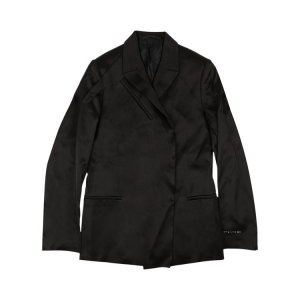 Куртка Double Breasted Metal Logo Blazer 'Black', черный 1017 ALYX 9SM