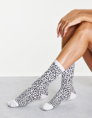 Носки с леопардовым принтом Huf-Серый HUF