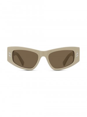 Солнцезащитные очки кошачий глаз Falabella 52 мм , коричневый Stella McCartney