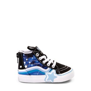 Обувь для скейтбординга Sk8-Hi Zip Glow Rainbow Star — малышей, синий Vans