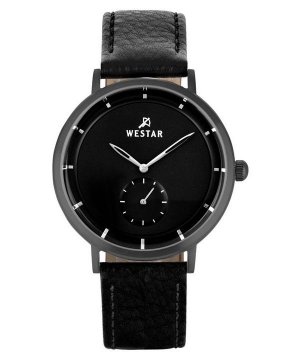 Profile Кожаный ремешок Кварцевые мужские часы с черным циферблатом 50246GGN103 Westar