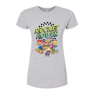 Облегающая футболка Rocket Power Skating для юниоров , серый Nickelodeon