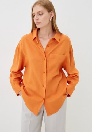 Рубашка Katya Erokhina. Цвет: оранжевый