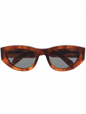 Солнцезащитные очки Marni черепаховой расцветки Retrosuperfuture. Цвет: коричневый