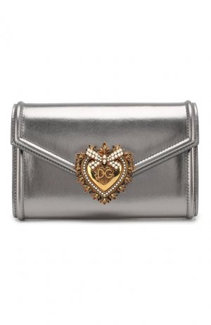 Поясная сумка Devotion Dolce & Gabbana. Цвет: серебряный