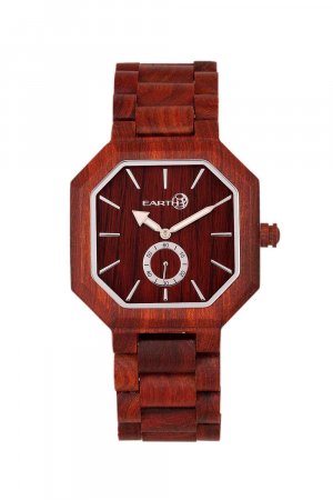 Часы-браслет Акадия , красный Earth Wood