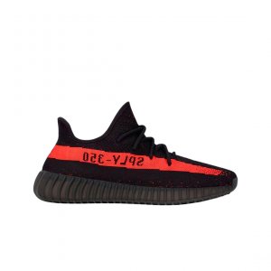 Yeezy Boost 350 V2 Core Black Red 2022 2023 BY9612 Мужские кроссовки Adidas