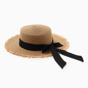 Шляпа MINAKU. Цвет: коричневый