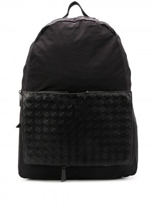 Рюкзак со съемным карманом Bottega Veneta. Цвет: черный