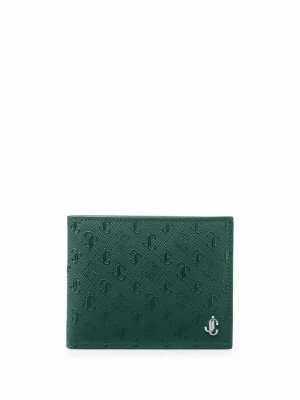 Mark monogram-embossed wallet Jimmy Choo. Цвет: зеленый