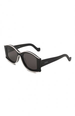 Солнцезащитные очки Loewe. Цвет: чёрно-белый