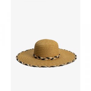 Шляпа Женская шляпа, размер T, бежевый KOTON. Цвет: бежевый