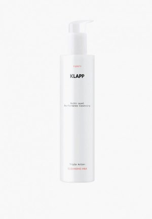 Молочко для снятия макияжа Klapp CORE Purify Multi Level Performance Cleansing, 200 мл. Цвет: белый