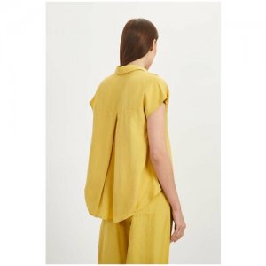 Блузка baon Льняная туника из комплекта , размер: XXL, желтый. Цвет: желтый
