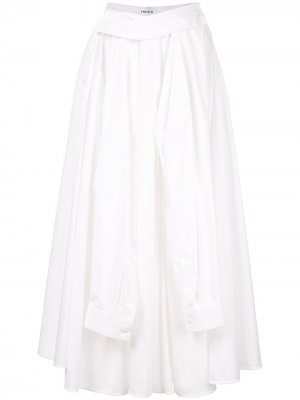 Деконструированная юбка миди Enföld. Цвет: белый