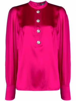 Блузка с объемными рукавами Andrew Gn. Цвет: розовый