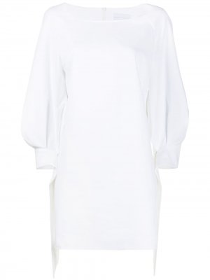 Платье-трапеция Hove с U-образным вырезом Noon By Noor. Цвет: белый