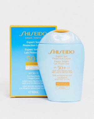 Антивозрастной крем с защитой от солнца Shiseido. Цвет: бесцветный