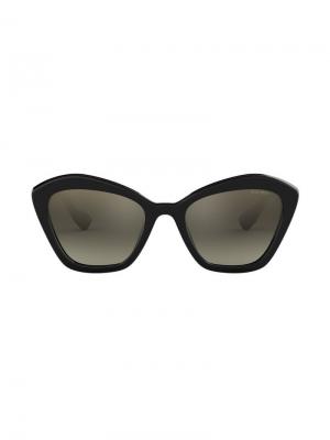 Солнцезащитные очки в оправе кошачий глаз Miu Eyewear. Цвет: 1ab5o0 черный