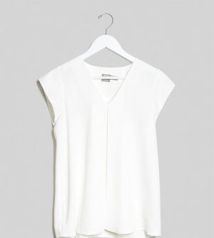 Белая блузка с V-образным вырезом Maternity-Белый ASOS DESIGN