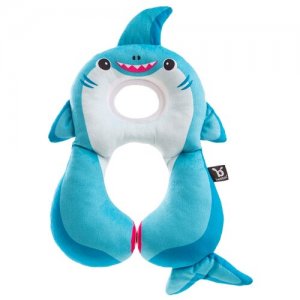 Подушка для путешествий Travel Friends детей 1-4 года, акула Benbat. Цвет: голубой