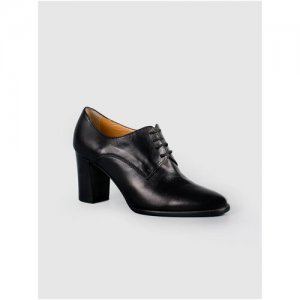 Женская обувь, G. Benatti, туфли, размер 38, натуральная кожа, черный цвет, шнурки Gianmarco Benatti. Цвет: черный