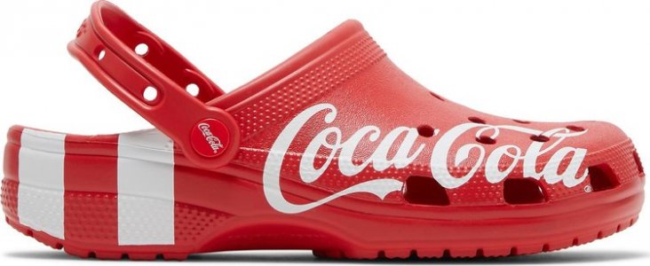 Кроссовки Coca-Cola x Wmns Classic Clog 2 Red, красный Crocs