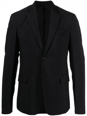 Однобортный пиджак Bottega Veneta. Цвет: черный