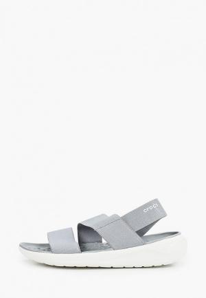 Сандалии Crocs LiteRide Stretch Sandal W. Цвет: серый
