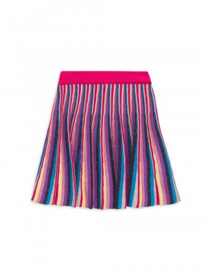 Полосатая плиссированная юбка для маленьких девочек и , разноцветный Missoni