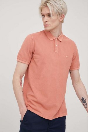 Хлопковая рубашка-поло , оранжевый Lee