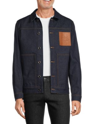 Джинсовая куртка с контрастными швами , синий Karl Lagerfeld Paris