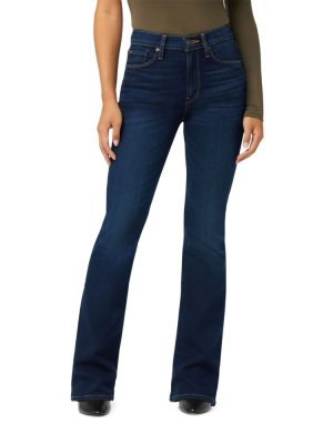 Эластичные джинсы Bootcut с высокой посадкой Barbara , темно-синий Hudson