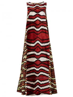 Платье без рукавов с орнаментом Afroditi Hera. Цвет: многоцветный