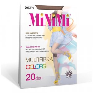 Колготки Multifibra Colors, 20 den, размер 4, бежевый MiNiMi. Цвет: бежевый