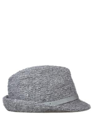 Шляпа с пайетками Jacob Cohen. Цвет: серый