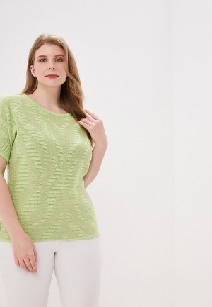 Джемпер Milana Style. Цвет: зеленый