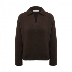Кашемировый пуловер-поло Gran Sasso. Цвет: коричневый